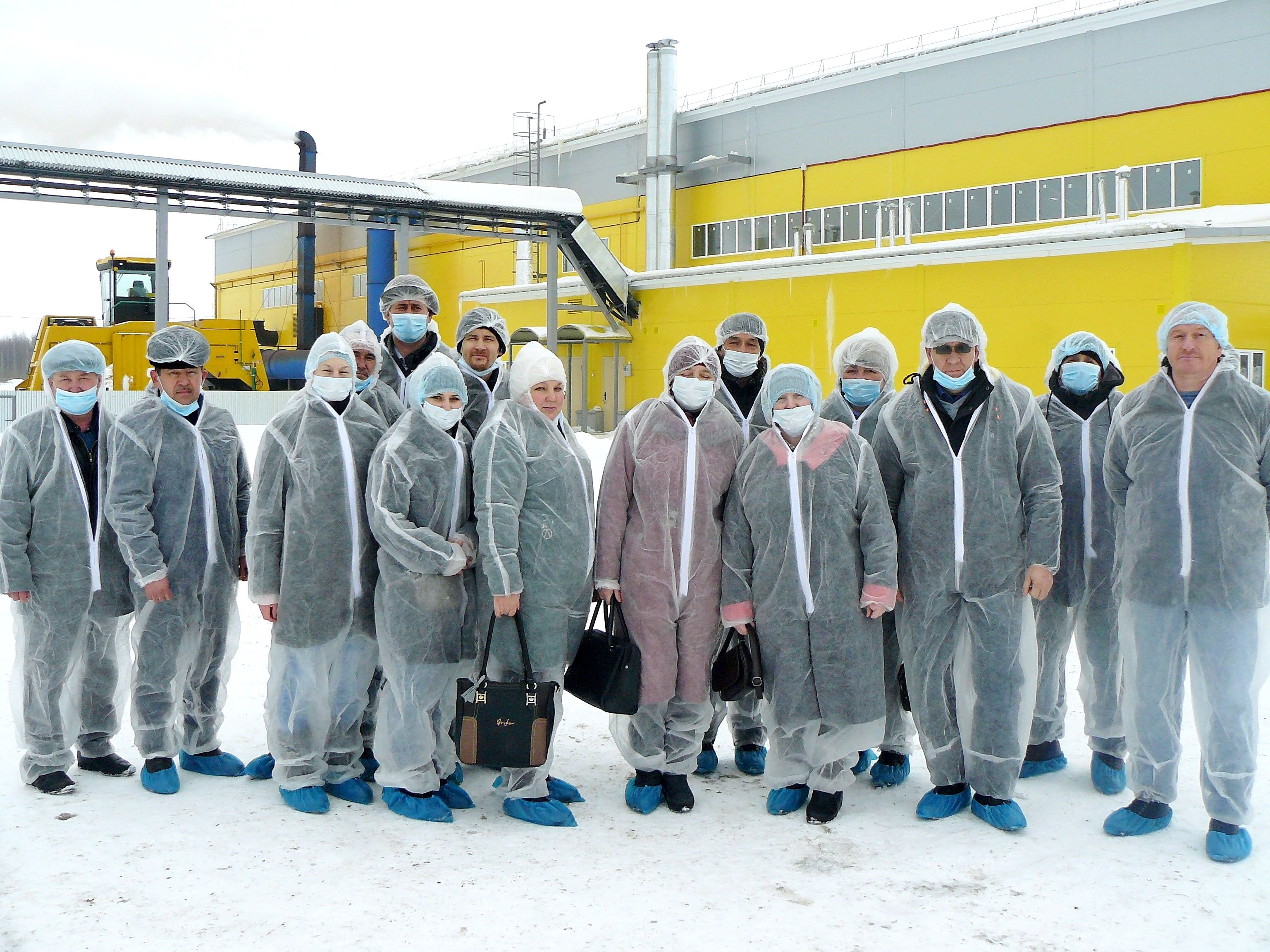 Сельхозспециалисты в Акашевской птицефабрике